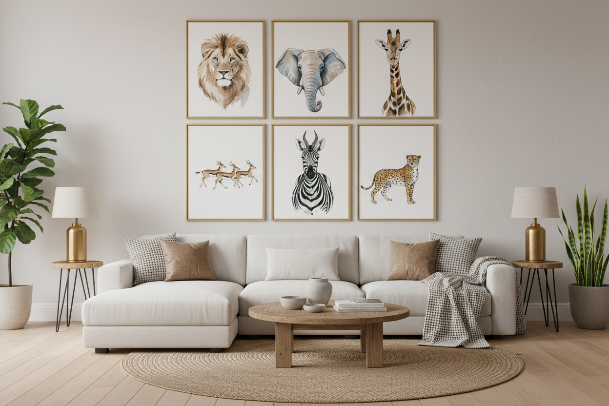 Framed Animal Wall Art Prints