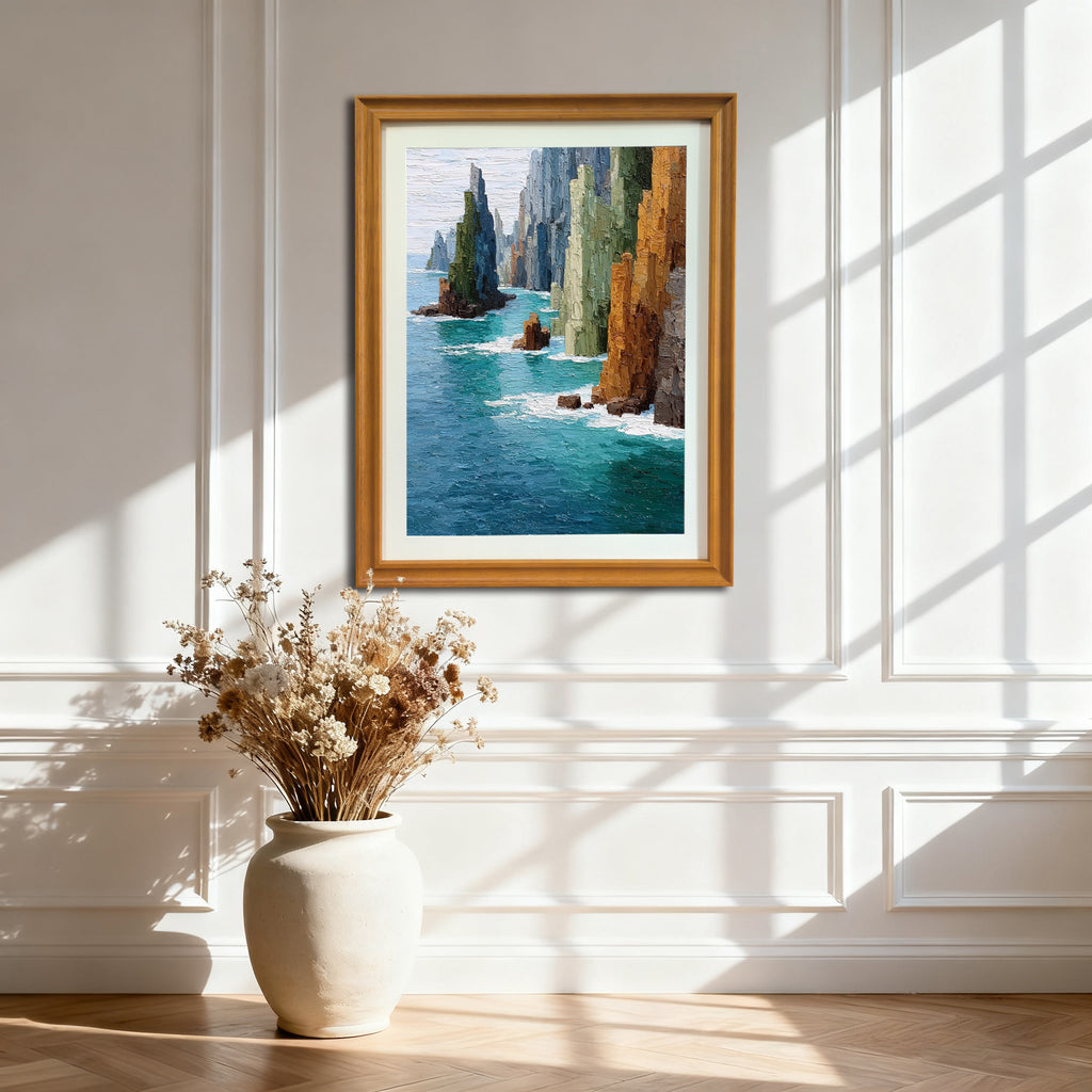 Rugged Coastal Cliffs