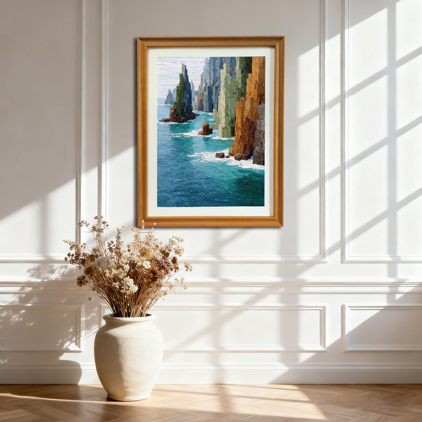 Rugged Coastal Cliffs