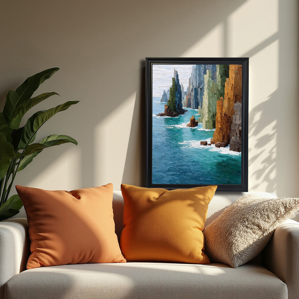 Rugged Coastal Cliffs