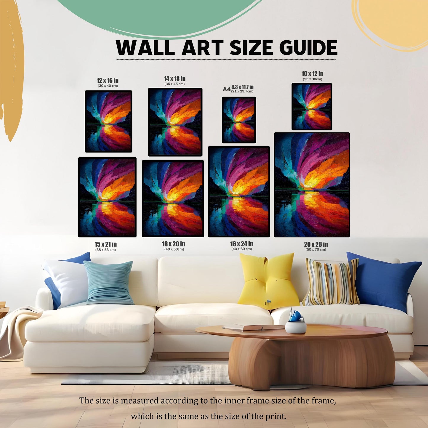 wall art size guide