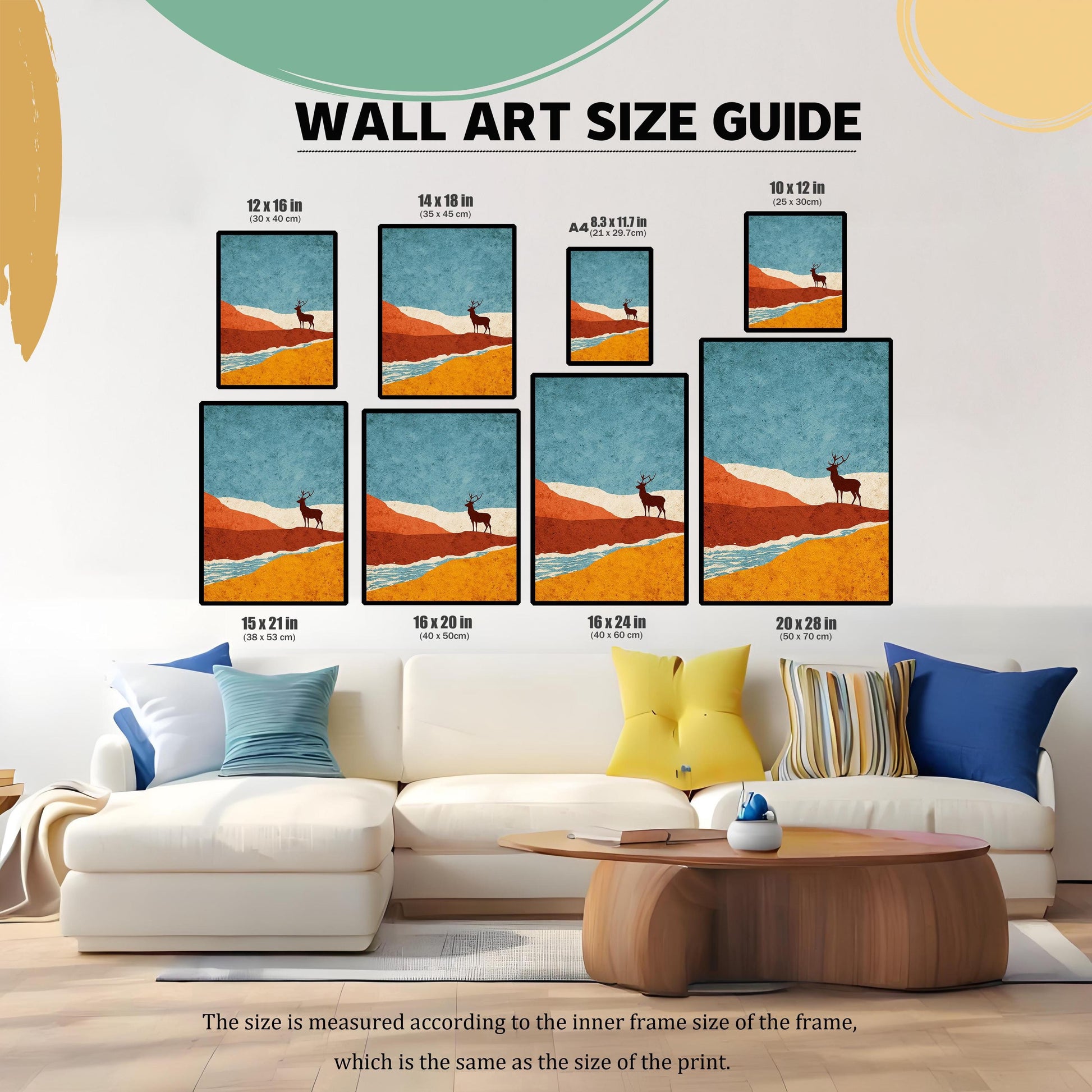 wall art size guide