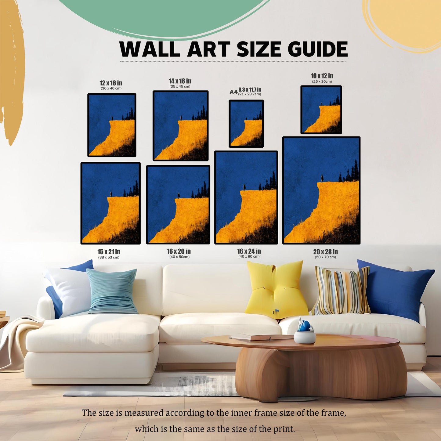 wall art size guide