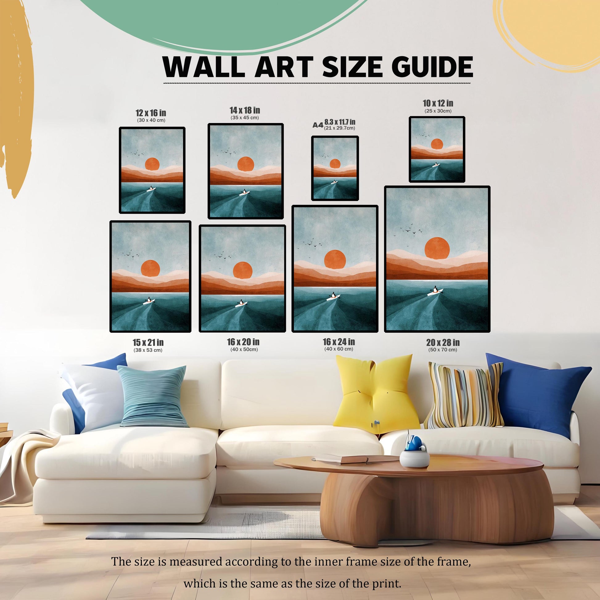 wall art size