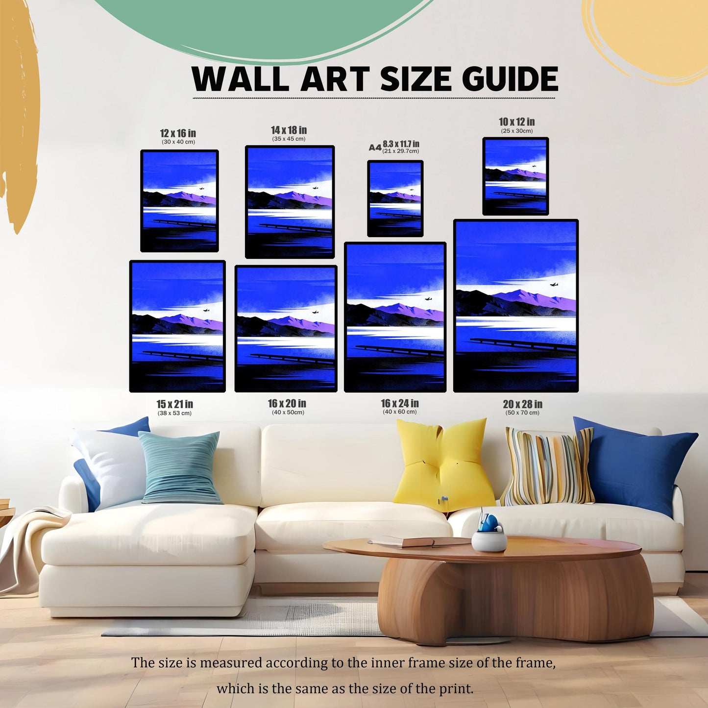 wall art size guide